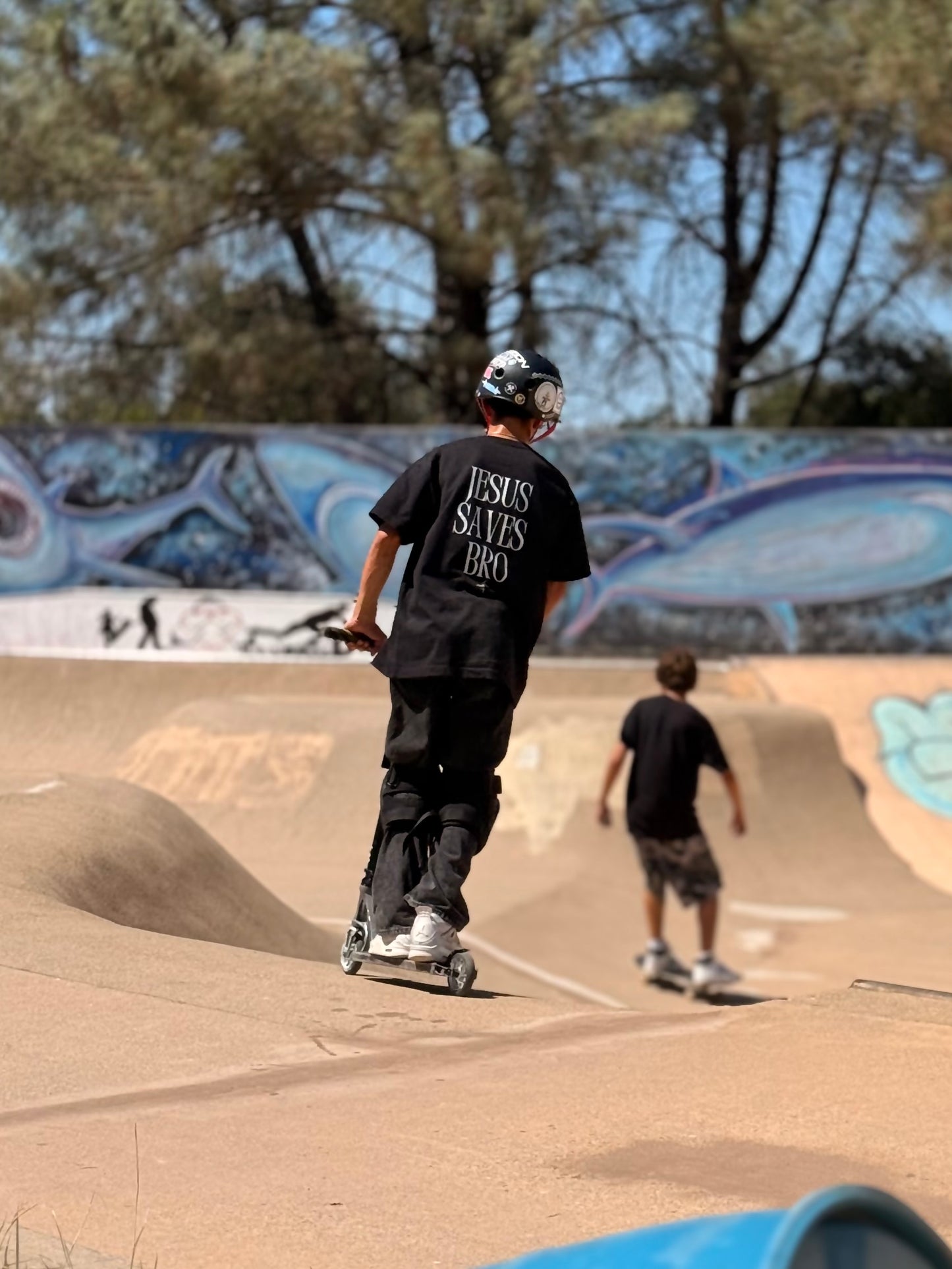 Big Kid Jesus Saves Bro Boxy Tee