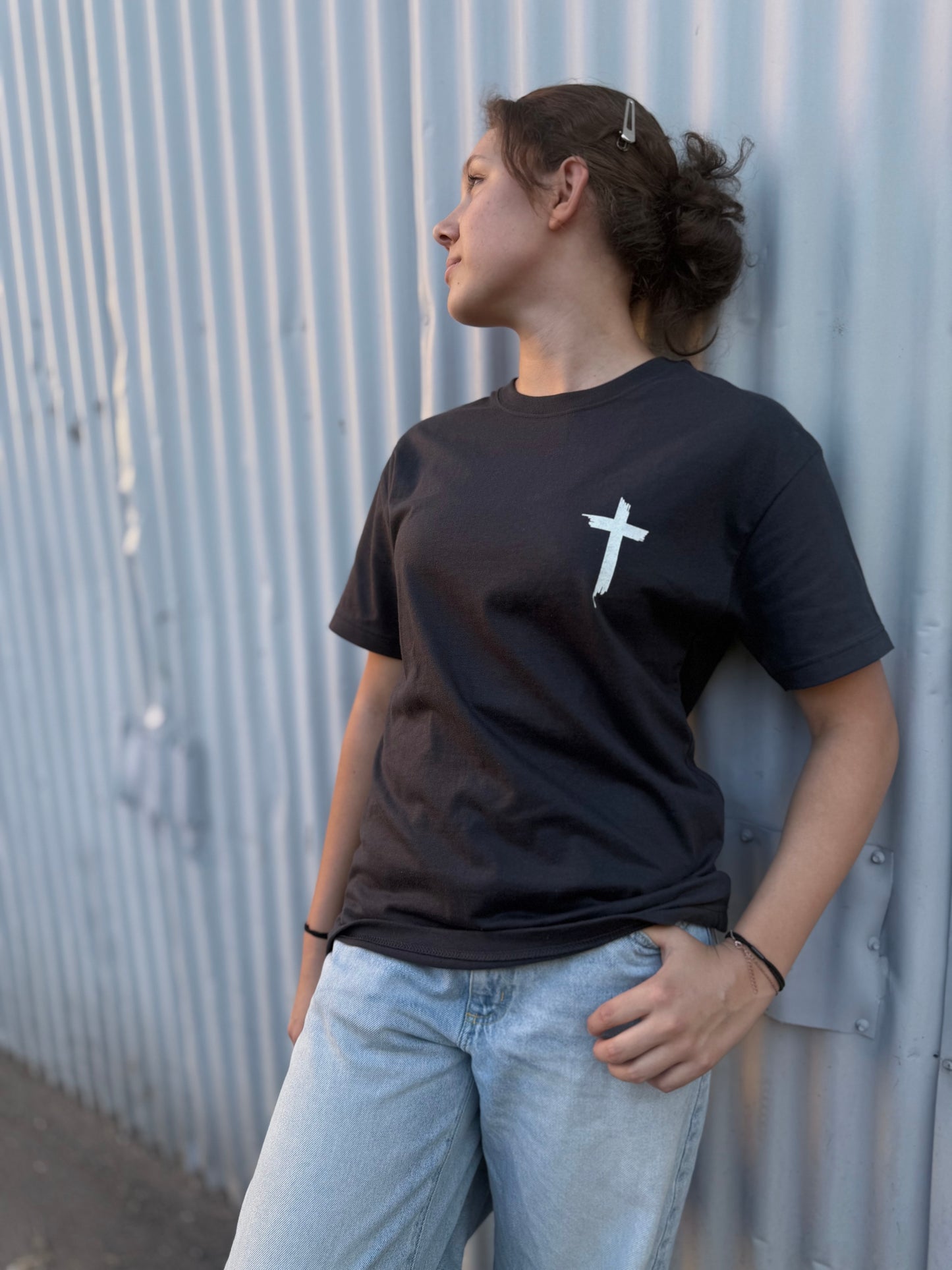 Big Kid “Jesus Died For Me” Oversized Boxy Tee