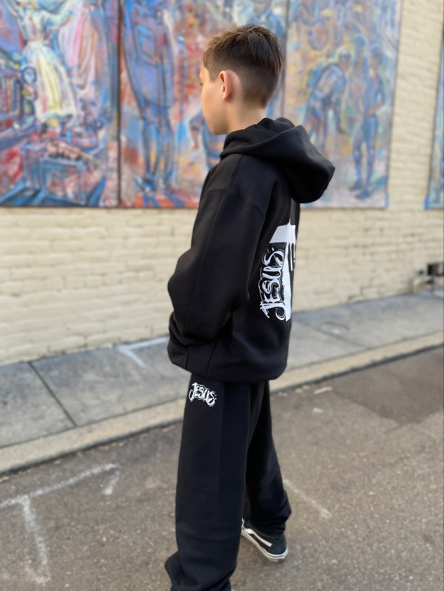 Jesus Hoodie+Sweatpants Set