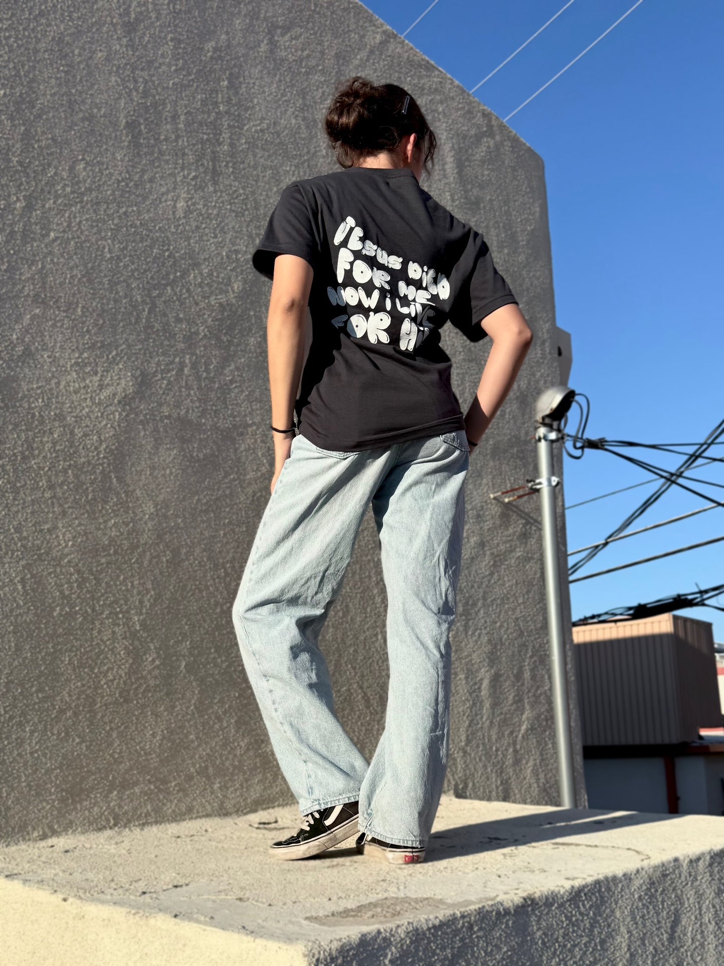 Big Kid “Jesus Died For Me” Oversized Boxy Tee