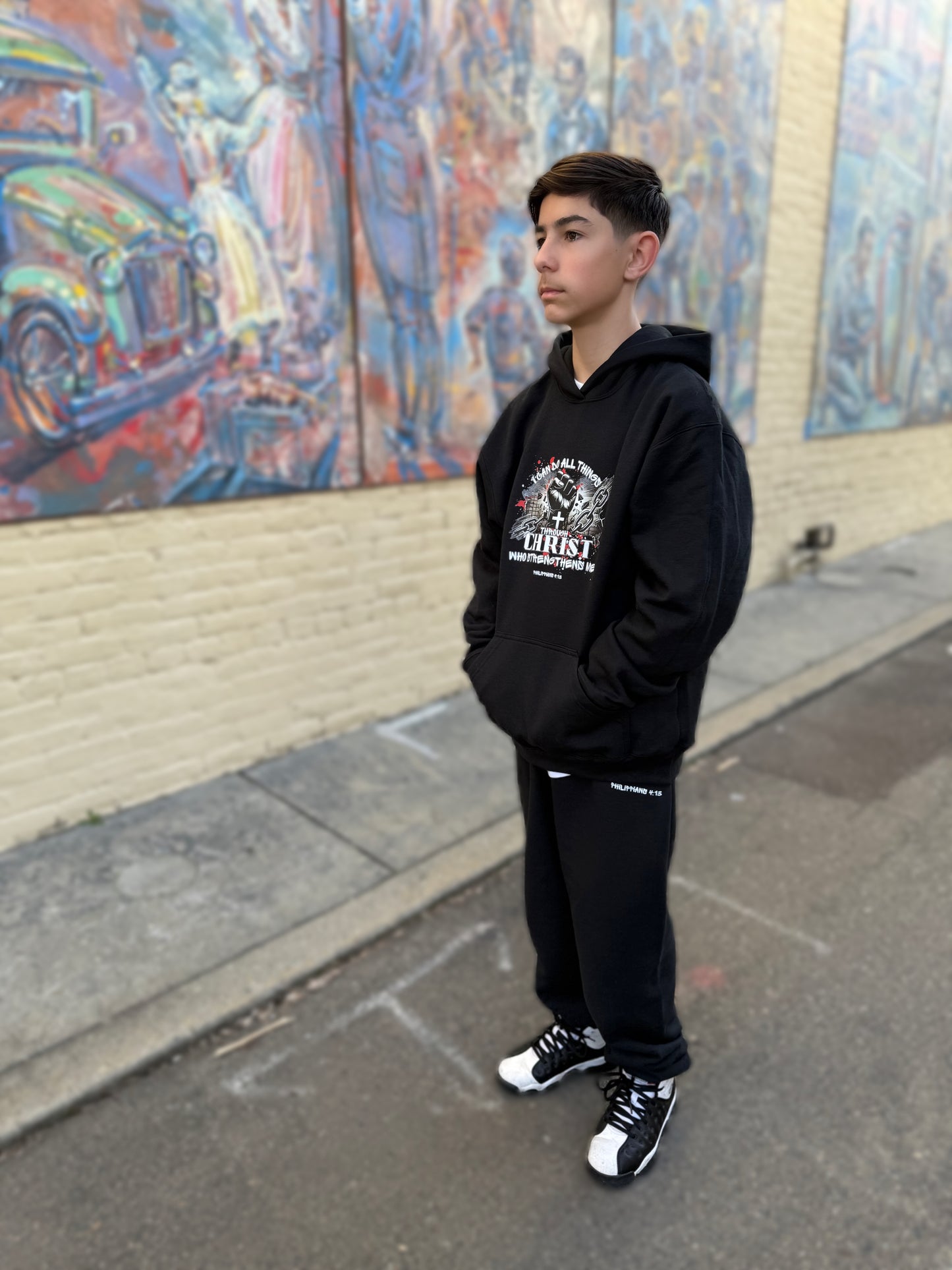 I Can Do All Things Hoodie+Sweatpants Set