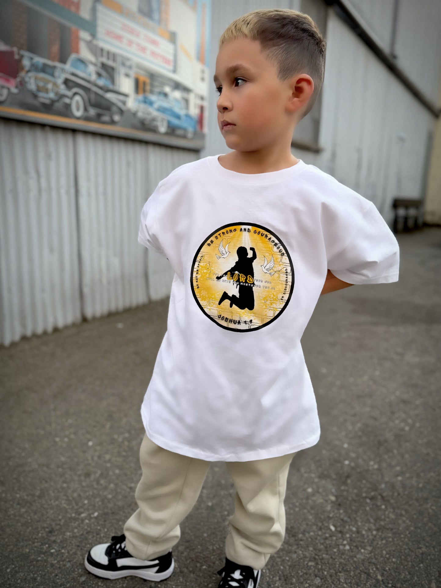 Be Strong & Courageous Tee