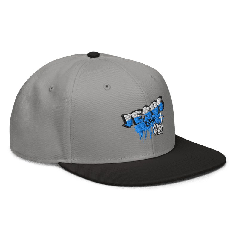 Jesus Drip SnapBack Hat (GREY/BLK)